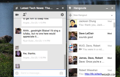 ในที่สุดก็มีคนทำให้ Google Hangouts ดีขึ้นบนเดสก์ท็อป 