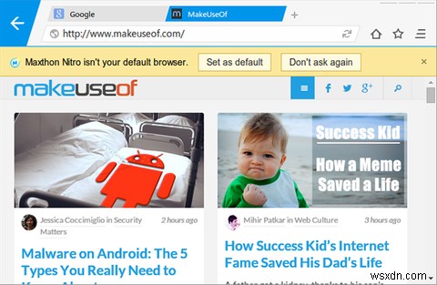 Nitro:ลองใช้ Maxthons Super-Fast Web Browser วันนี้ 