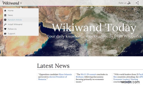 เรียนรู้สิ่งใหม่ทุกวันกับ Wikiwand 