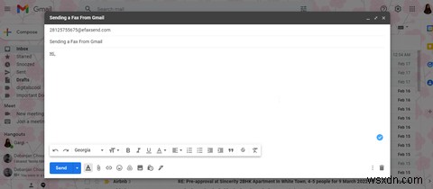 วิธีส่งแฟกซ์จาก Gmail 