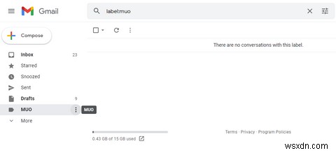 วิธีสร้างโฟลเดอร์ใน Gmail 