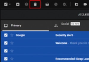 วิธีลบอีเมลทั้งหมดใน Gmail 