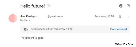 วิธีกำหนดเวลาอีเมลใน Gmail เพื่อชะลอการส่งอีเมล 