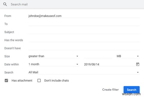 วิธีค้นหาข้อความพร้อมไฟล์แนบใน Gmail อย่างรวดเร็ว 