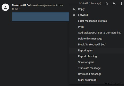 วิธีหยุดอีเมลขยะใน Gmail 