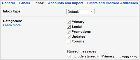วิธีการควบคุมความวิตกกังวลของกล่องจดหมาย Gmail 
