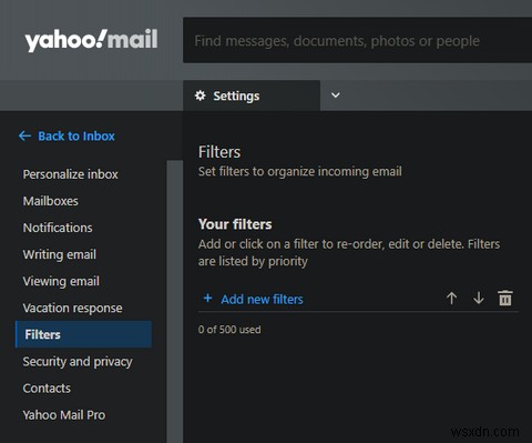 วิธีตั้งค่าตัวกรองอีเมลใน Gmail, Yahoo Mail และ Outlook 