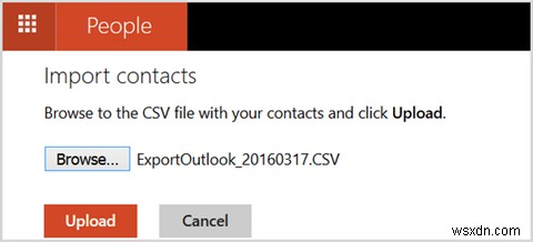 วิธีการส่งออกที่ติดต่อ Outlook ไปยังที่ใดก็ได้
