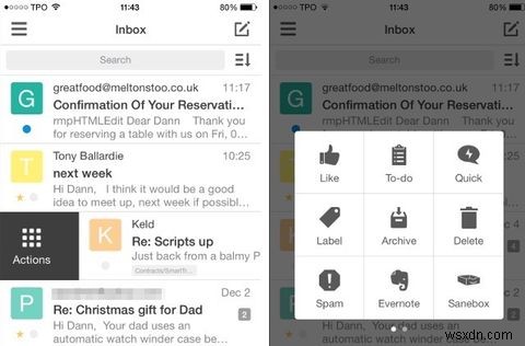 Gmail ที่เหมาะสมบน iPhone ของคุณ:4 แอปอีเมลที่เป็นมิตรกับ Google