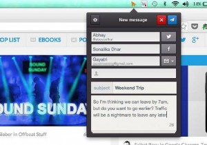 Swifty เป็นวิธีที่เร็วที่สุดในการส่ง Gmail, ข้อความ Facebook และ DM จาก OS X 