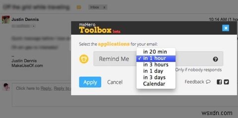 ส่วนขยาย Chrome เดียวที่คุณต้องการสำหรับ Gmail:mxHero Toolbox 