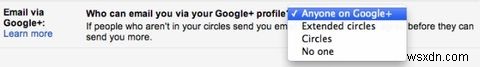 ผู้ใช้ Google+ ทุกคนสามารถส่งอีเมลถึงคุณบน Gmail ได้ทันที (และนี่คือวิธีปิดการใช้งาน) 