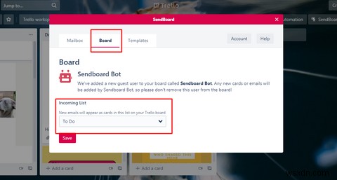 SendBoard ทำให้การส่งอีเมลเป็นเรื่องง่ายบน Trello . ได้อย่างไร 