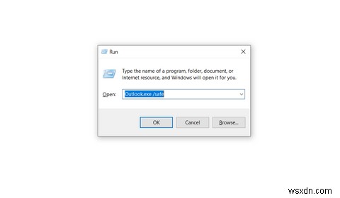วิธีเริ่ม Outlook ในเซฟโหมด 