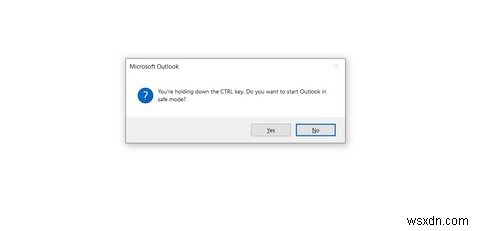 วิธีเริ่ม Outlook ในเซฟโหมด 