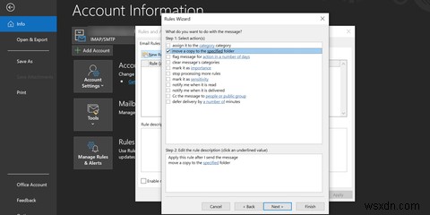 วิธีหยุด Outlook จากการบันทึกสำเนาอีเมลที่ส่งของคุณ 