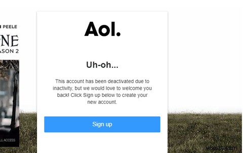 ชื่อหน้าจอเข้าสู่ระบบ AOL Mail ของฉันคืออะไร