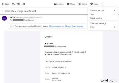 วิธีบล็อกอีเมลใน Gmail, Yahoo และ Outlook 