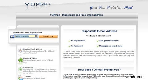 วิธีสร้างที่อยู่อีเมลชั่วคราวอย่างรวดเร็วด้วย YOPmail