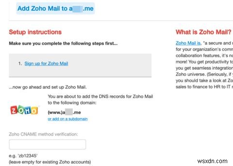 วิธีตั้งค่าอีเมลที่โดเมนของคุณฟรีด้วย Zoho Mail 