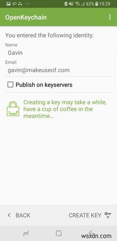 วิธีส่งอีเมลที่เข้ารหัสบน Android โดยใช้ OpenKeychain 