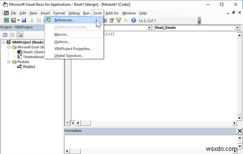 วิธีการส่งอีเมลจากสเปรดชีต Excel โดยใช้สคริปต์ VBA 