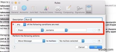 6 กฎของ Apple Mail เพื่อจัดการกับอีเมลสำหรับคุณ 