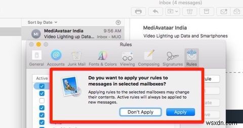 6 กฎของ Apple Mail เพื่อจัดการกับอีเมลสำหรับคุณ 