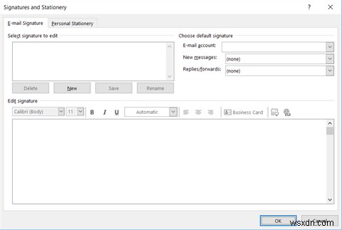 วิธีเพิ่มและเปลี่ยนลายเซ็นใน Microsoft Outlook 