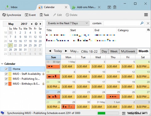 วิธีรวม Google ปฏิทินเข้ากับธันเดอร์เบิร์ด 