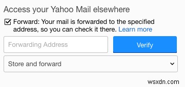 Yahoo มีการส่งต่อจดหมายอีกครั้ง:วิธีเปิดใช้งานอีกครั้ง 