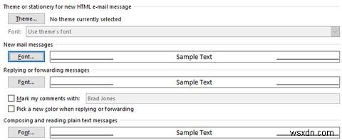 วิธีแก้ไขแบบอักษรและการจัดรูปแบบอีเมลใน Microsoft Outlook