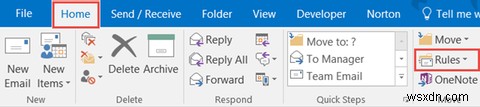 ให้กฎของ Outlook จัดการกล่องจดหมายอีเมลของคุณ