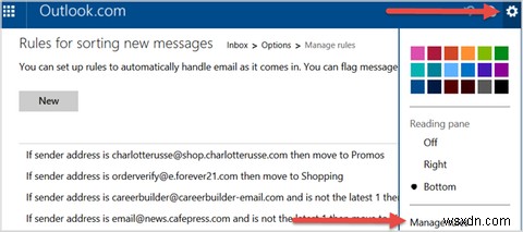 ให้กฎของ Outlook จัดการกล่องจดหมายอีเมลของคุณ