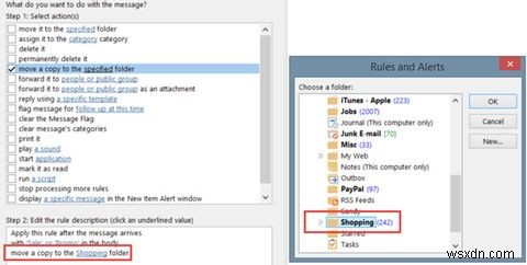 ให้กฎของ Outlook จัดการกล่องจดหมายอีเมลของคุณ