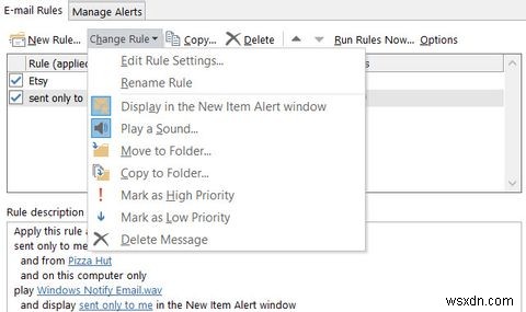 ให้กฎของ Outlook จัดการกล่องจดหมายอีเมลของคุณ