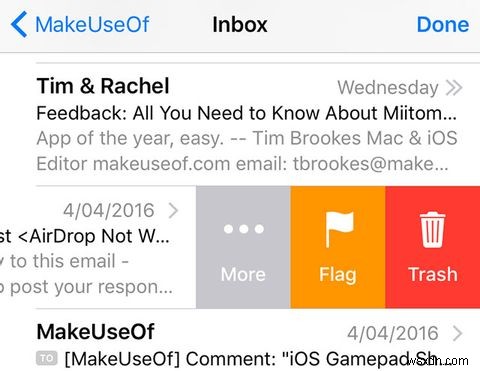 เคล็ดลับและเทคนิค iOS Mail.app สำหรับการส่งอีเมลอย่างมืออาชีพบน iPhone ของคุณ 