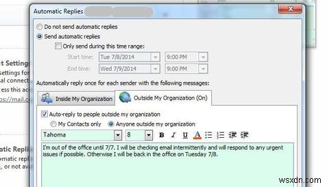 วิธีการตั้งค่าอีเมลตอบกลับเมื่อไม่อยู่ที่สำนักงานใน Outlook 