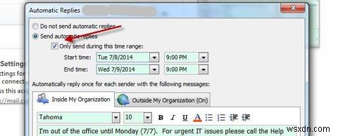 วิธีการตั้งค่าอีเมลตอบกลับเมื่อไม่อยู่ที่สำนักงานใน Outlook 