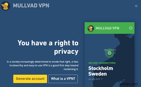 Mullvad VPN รีวิว:ล้ำสมัยและซับซ้อน 