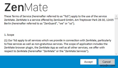 ZenMate VPN รีวิว:การทำสมาธิกับความเป็นส่วนตัวของคุณ 