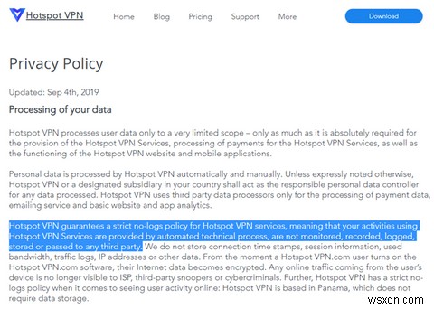 Hotspot VPN Review:เป็นทางเลือกที่เหมาะสมในการปกป้องความเป็นส่วนตัวของคุณหรือไม่? 