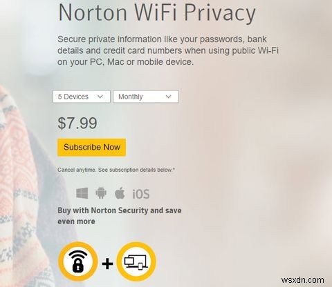 ความเป็นส่วนตัวของ Norton WiFi ช่วยปกป้องการท่องเว็บของคุณได้ทุกที่ 