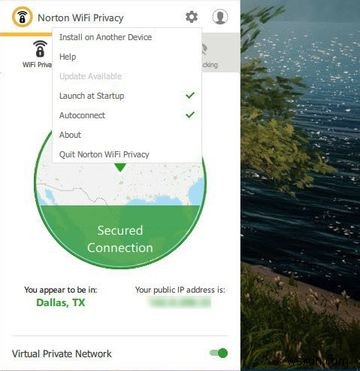 ความเป็นส่วนตัวของ Norton WiFi ช่วยปกป้องการท่องเว็บของคุณได้ทุกที่ 