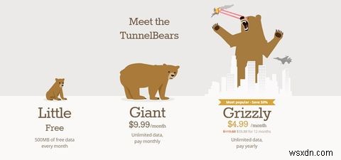 TunnelBear:VPN ที่ง่ายที่สุดสำหรับการปกป้องความเป็นส่วนตัวของคุณ