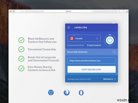 วิธีปกป้องความเป็นส่วนตัวทางอินเทอร์เน็ตของคุณด้วย Windscribe VPN 