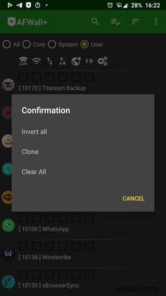วิธีการตั้งค่าและใช้งานไฟร์วอลล์ Android ที่ดีที่สุด:AFWall+ 