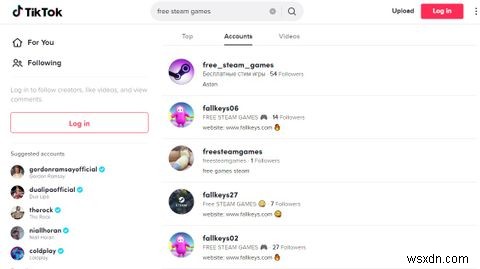 ใหม่ TikTok Scam เสนอเกม Steam ฟรี:สิ่งที่ควรระวัง 