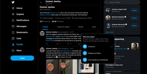 Twitter ตอนนี้ให้คุณเปลี่ยนผู้ที่สามารถตอบกลับแม้หลังจากที่คุณทวีตแล้ว