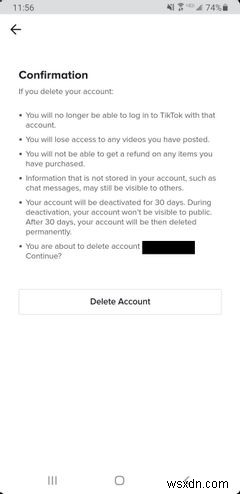 วิธีการลบบัญชี TikTok ของคุณ